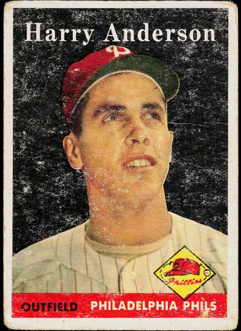 1958 Topps Baseball Harry Anderson #171