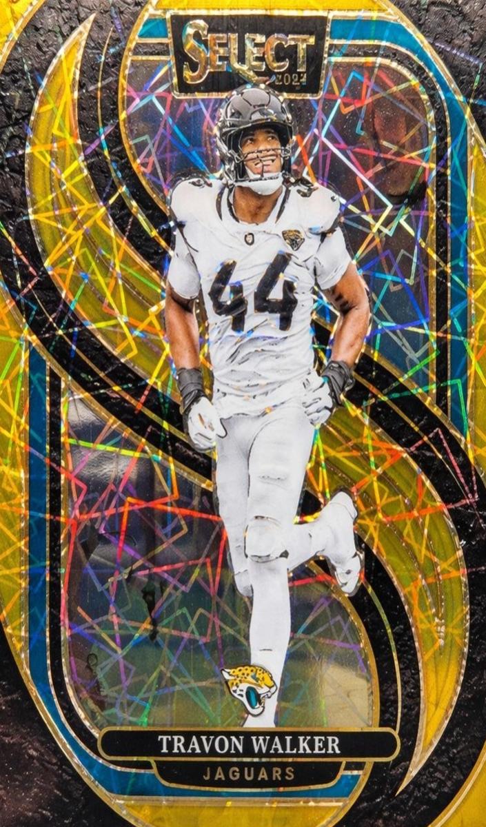 2024 Panini Select Football Gold Travon Walker #197 PSA 9