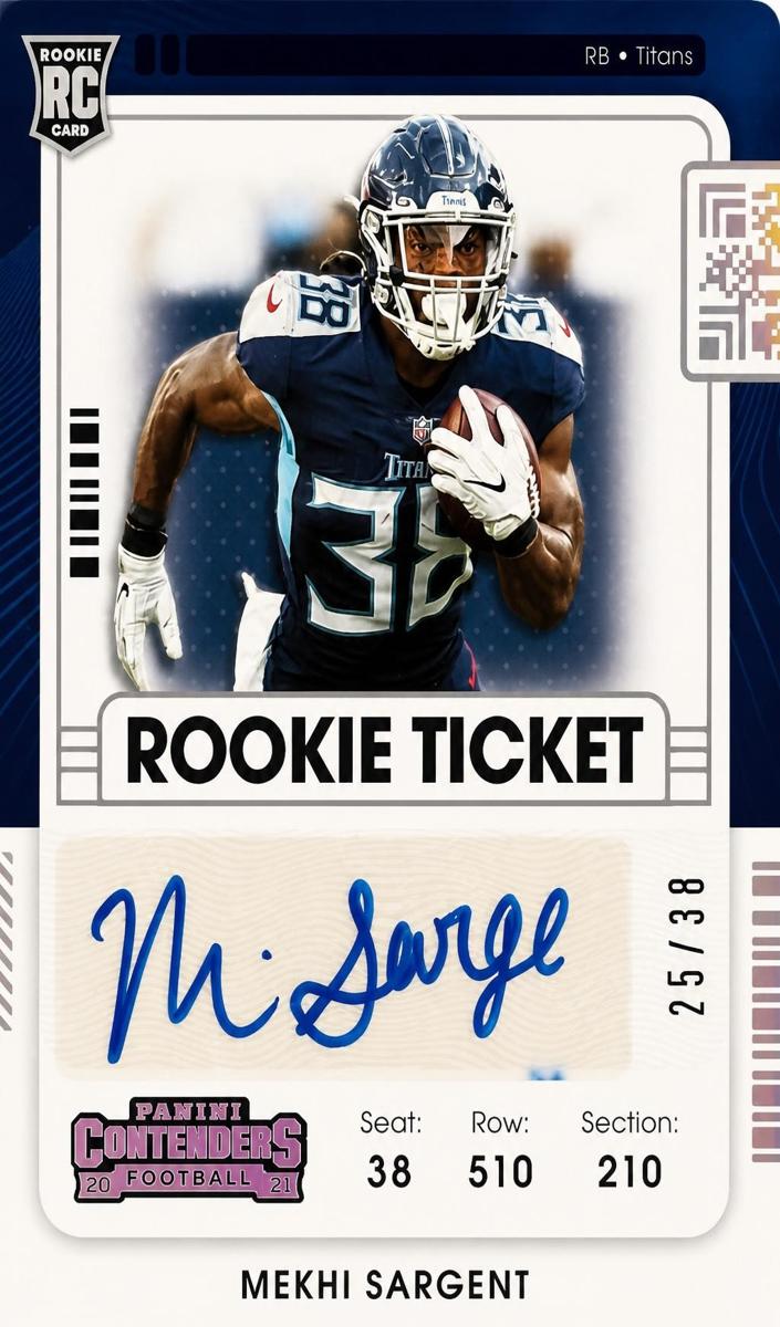 2021 Panini Contenders Football Mekhi Sargent #235