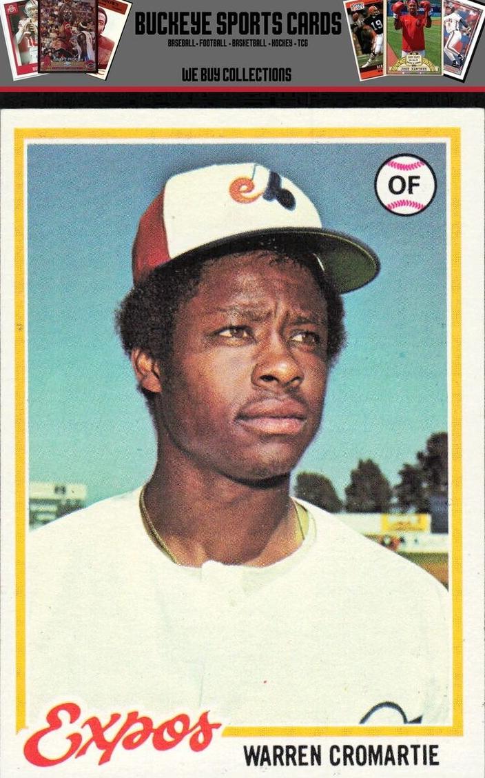 1978 Topps Baseball Warren Cromartie #468 PSA 9