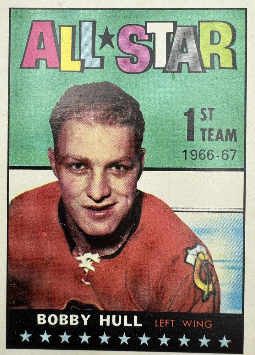 1967 Topps Hockey Bobby Hull #124