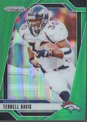 2024 Panini Prizm Football Green Terrell Davis #91