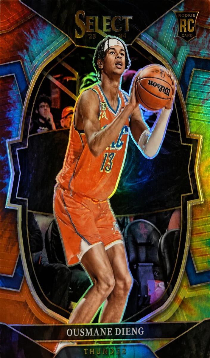 2022 Panini Select Basketball Tie-Dye Ousmane Dieng #76