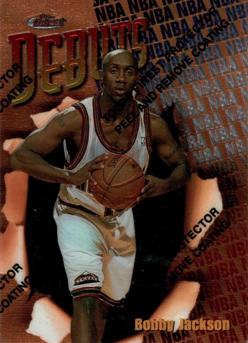 1997 Topps Finest Basketball Bobby Jackson #111 PSA 9