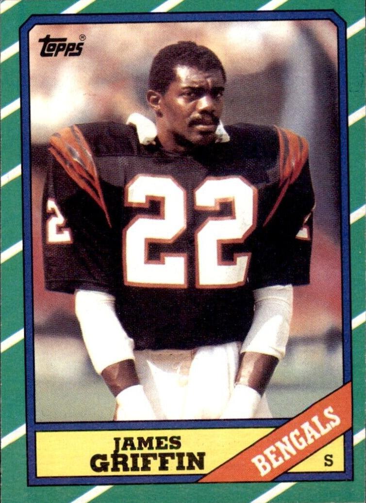 1986 Topps Football James Griffin #265 PSA 8.5