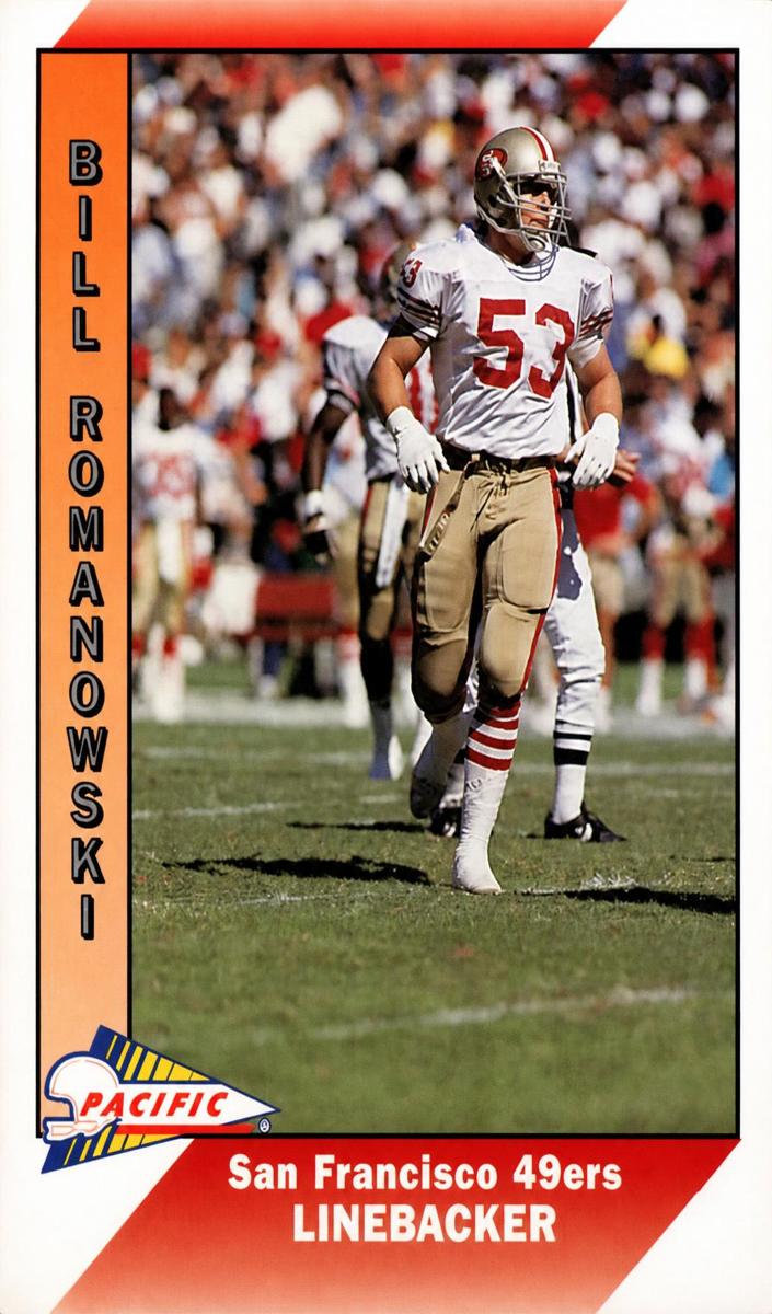 1991 Pacific Football Bill Romanowski #473