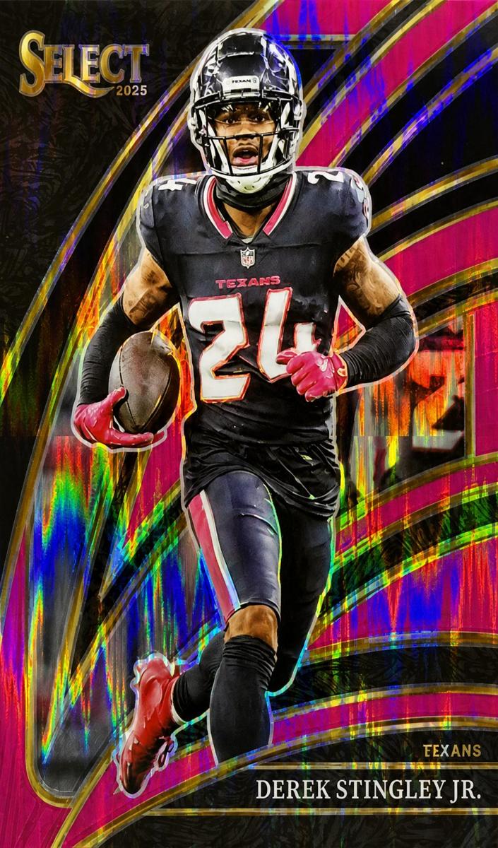2025 Panini Select Football Pink Shock Derek Stingley Jr. #235