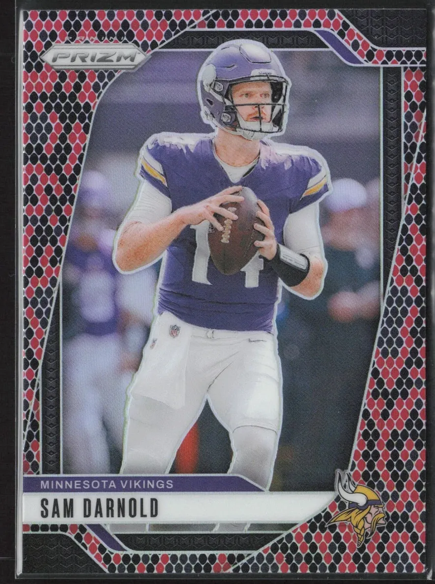 2024 Panini Prizm Football Snakeskin Sam Darnold #185