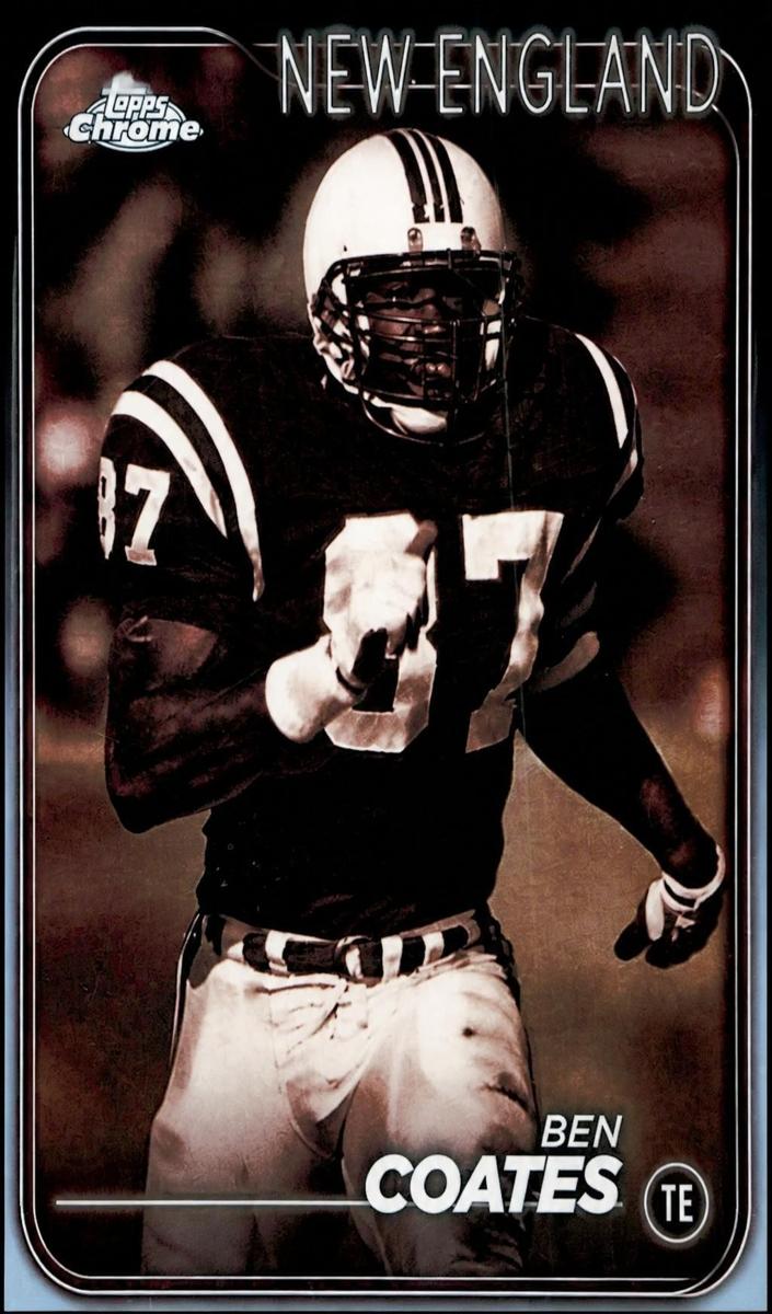 2024 Topps Chrome Football Negative Refractor Ben Coates #133
