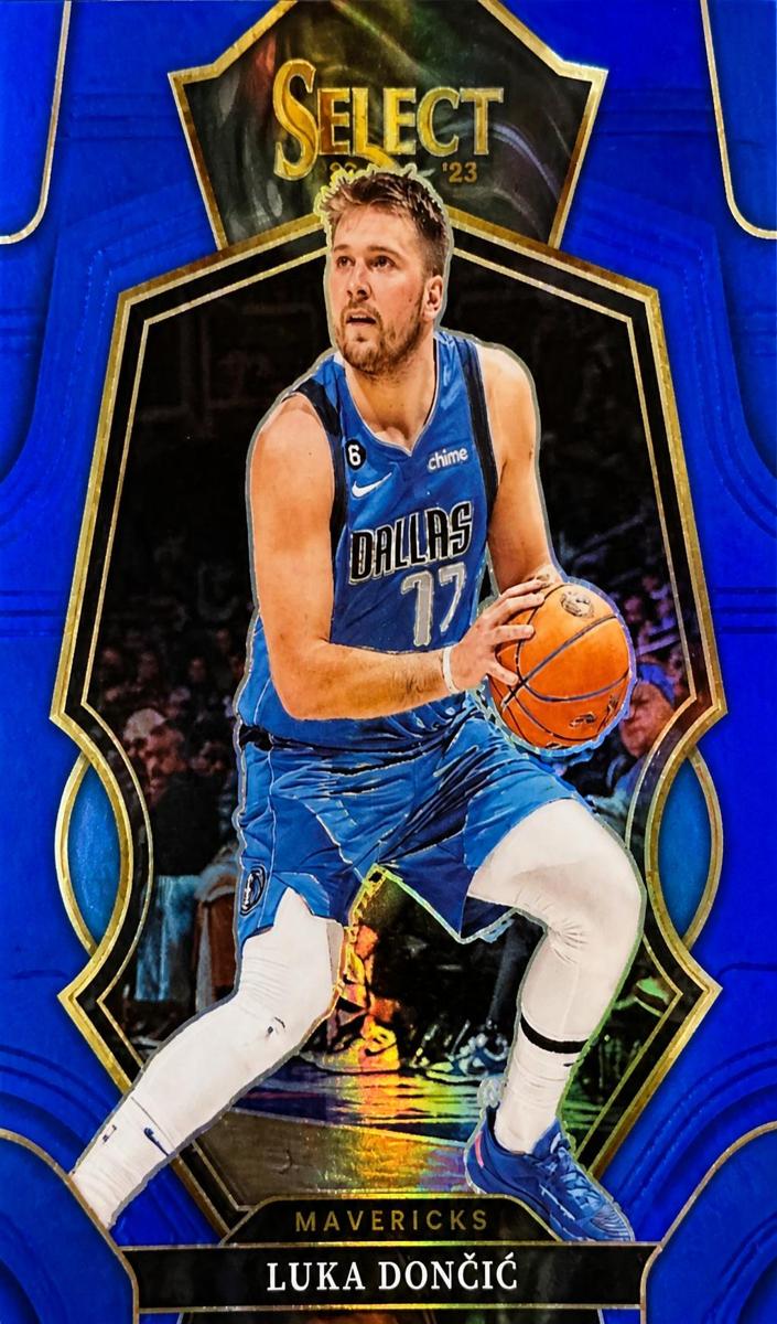 2022 Panini Select Basketball Blue Die Cut Luka Doncic #151 PSA 10