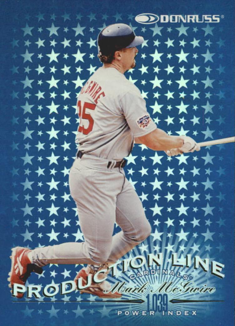 1998 Donruss Baseball Power Index Mark McGwire #2