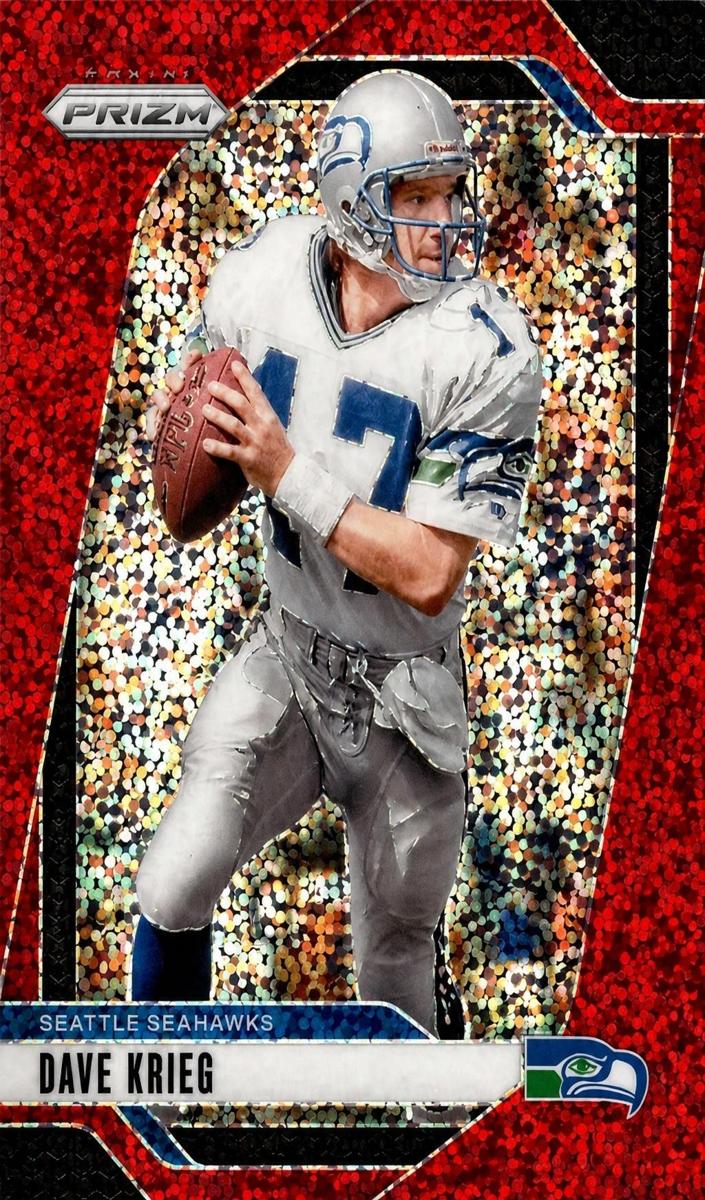2024 Panini Prizm Football Red Sparkle Dave Krieg #267