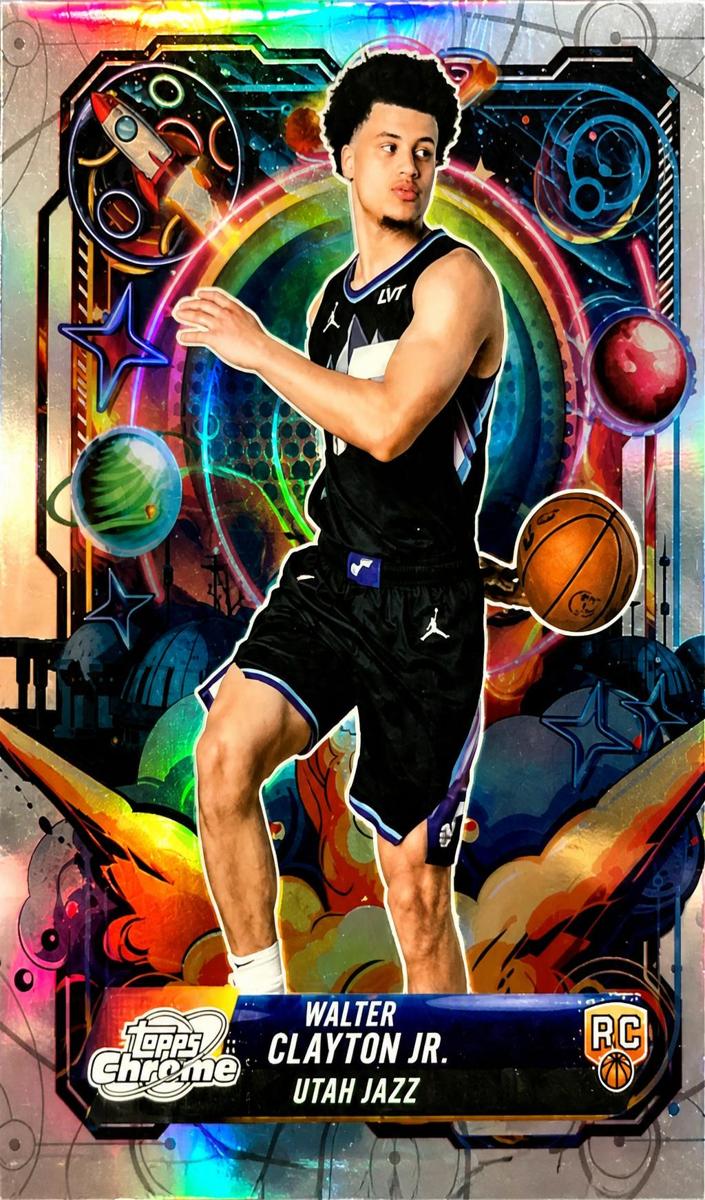 2025 Topps Cosmic Chrome Basketball Refractor Walter Clayton Jr. #PRP-24