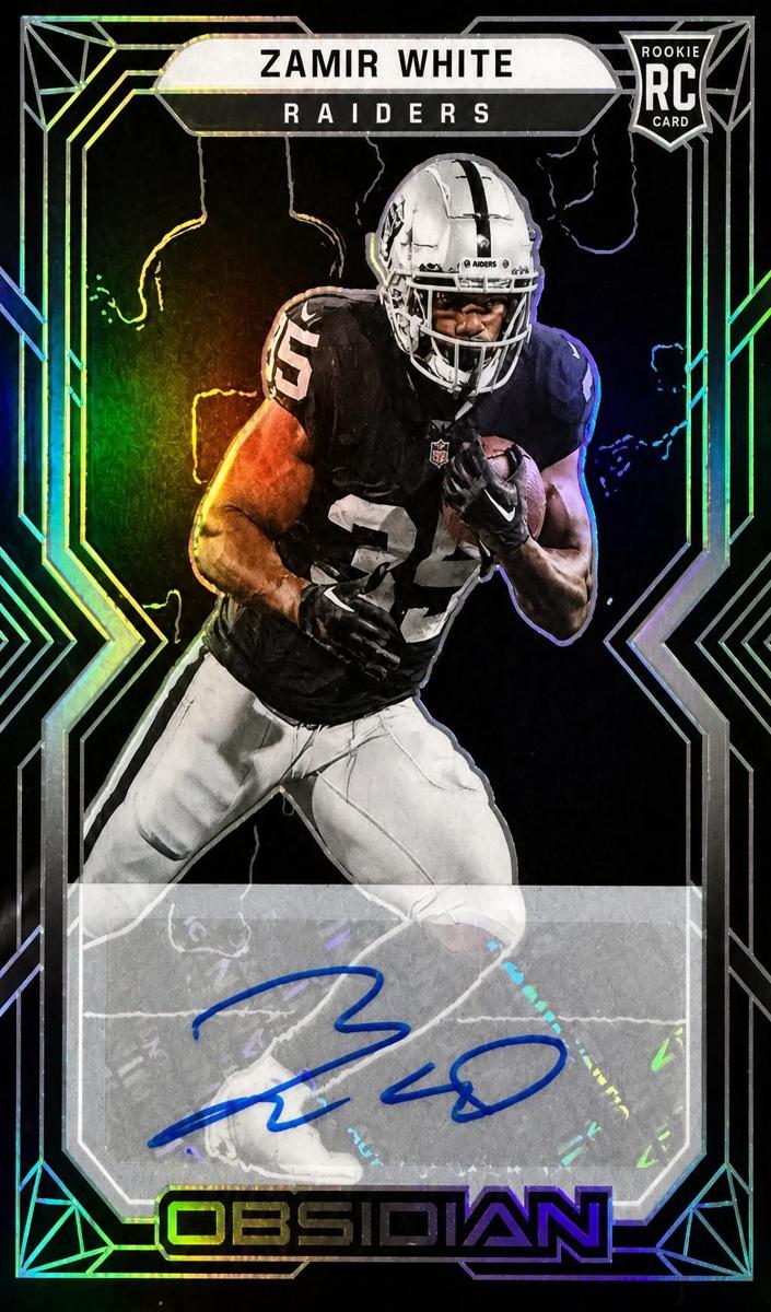 2022 Panini Obsidian Football Zamir White #136 PSA 9