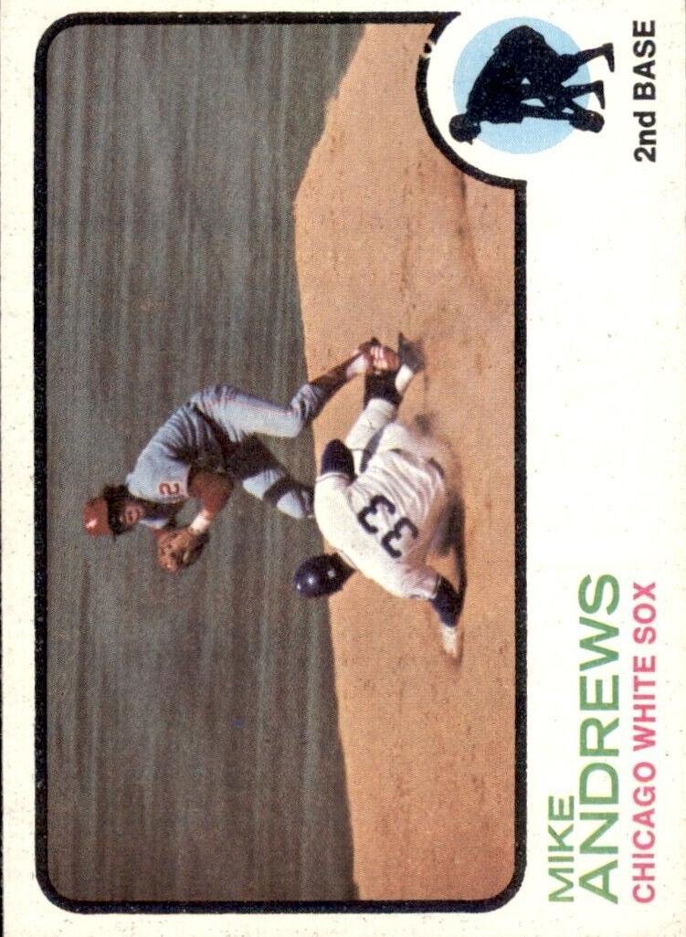 1973 Topps Baseball Mike Andrews #42 PSA 9