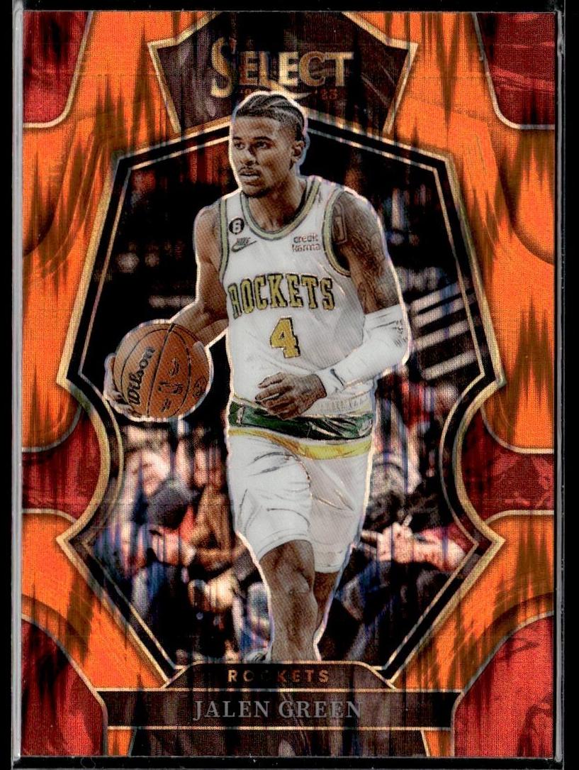 2022 Panini Select Basketball Orange Flash Jalen Green #152