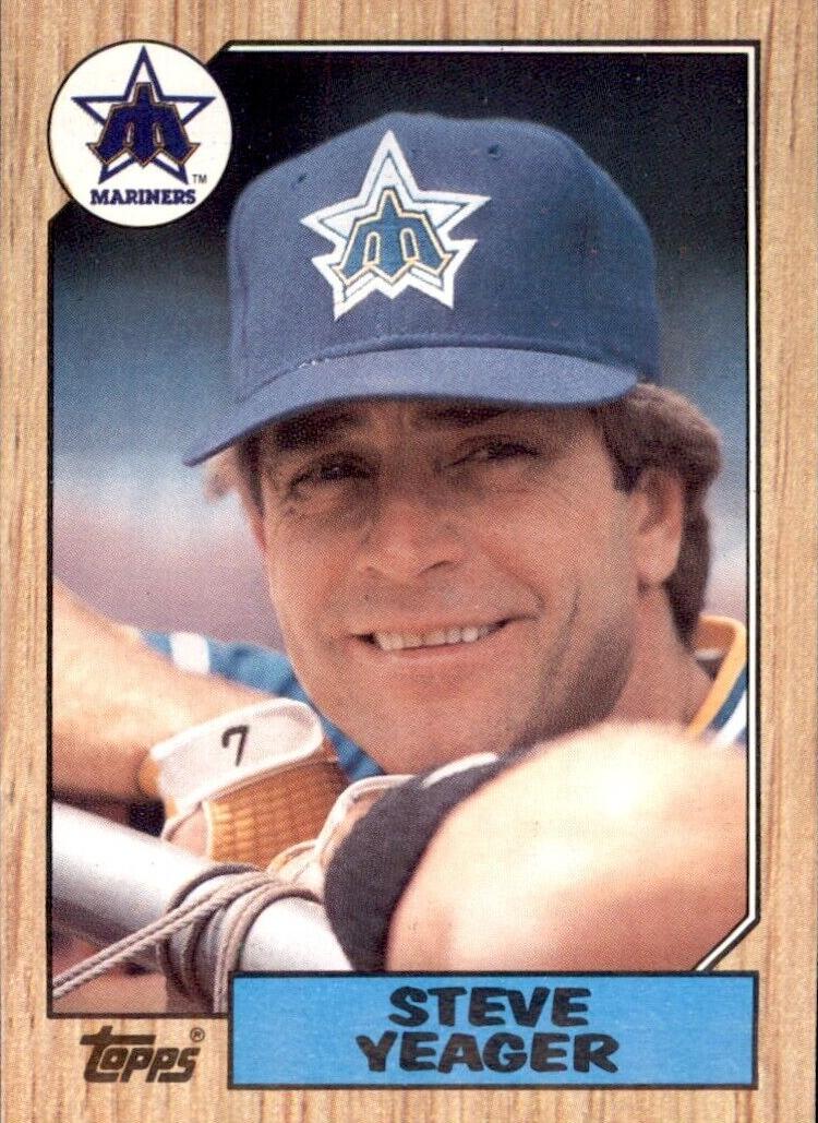 1987 Topps Baseball Steve Yeager #258