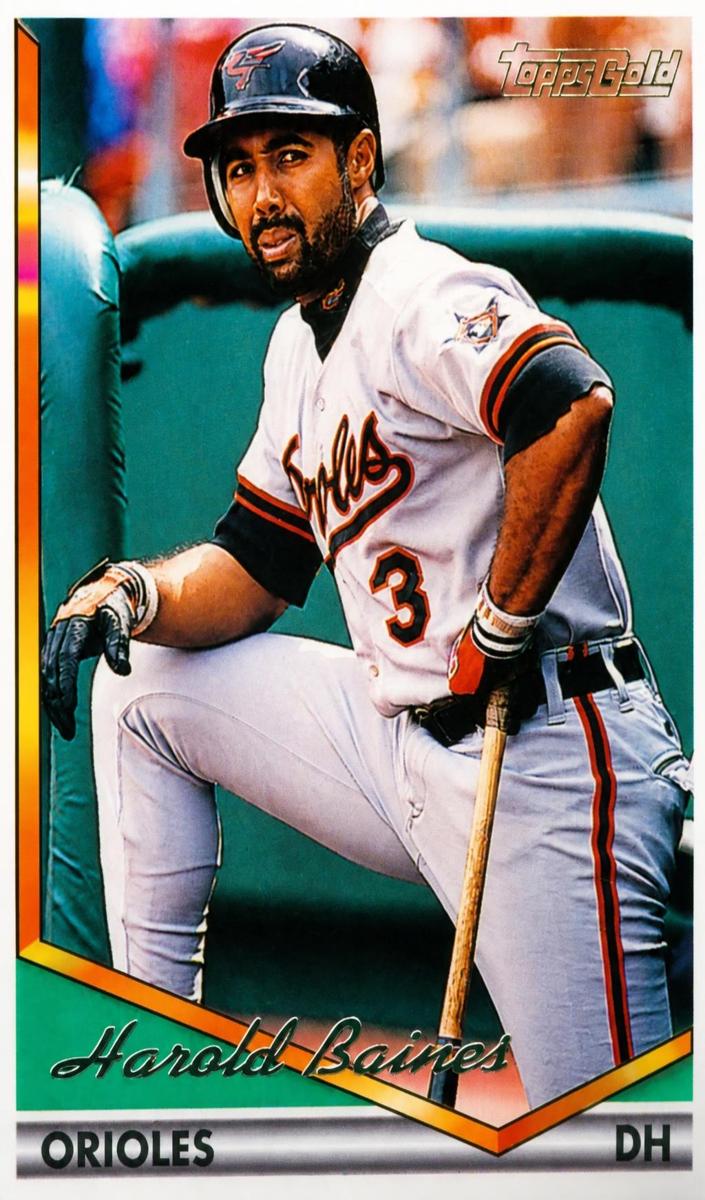 1994 Topps Baseball Gold Harold Baines #420 PSA 9