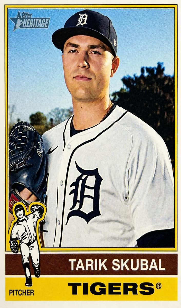 2025 Topps Heritage Baseball Tarik Skubal #116
