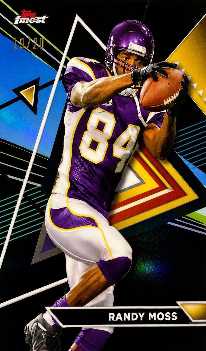 2023 Topps Composite Football Black Refractor Randy Moss #207