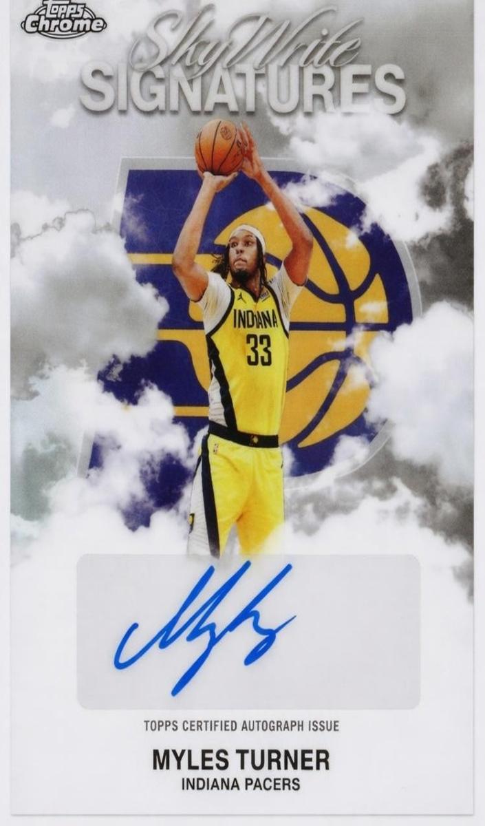 2025 Topps Chrome Basketball Myles Turner #SWS-MT