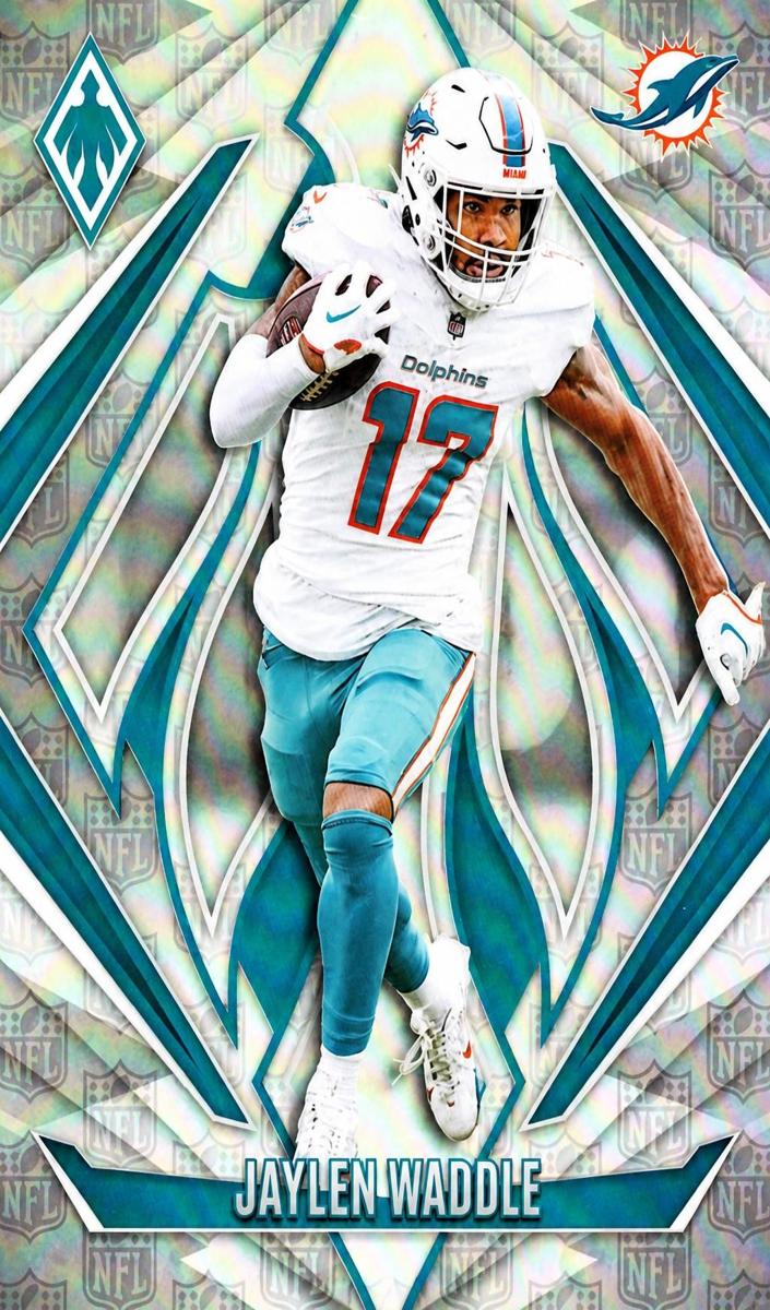 2024 Panini Phoenix Football NFL Shield Jaylen Waddle #76