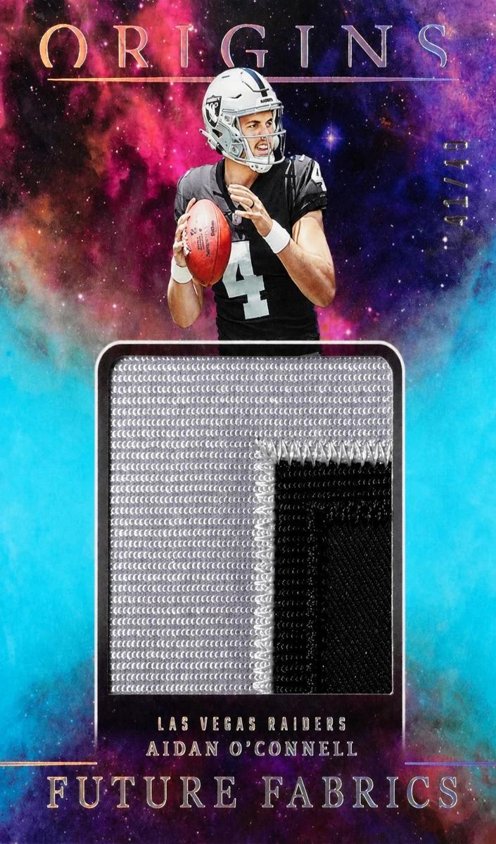 2023 Panini Origins Football Turquoise Aidan O'Connell #FF-AO