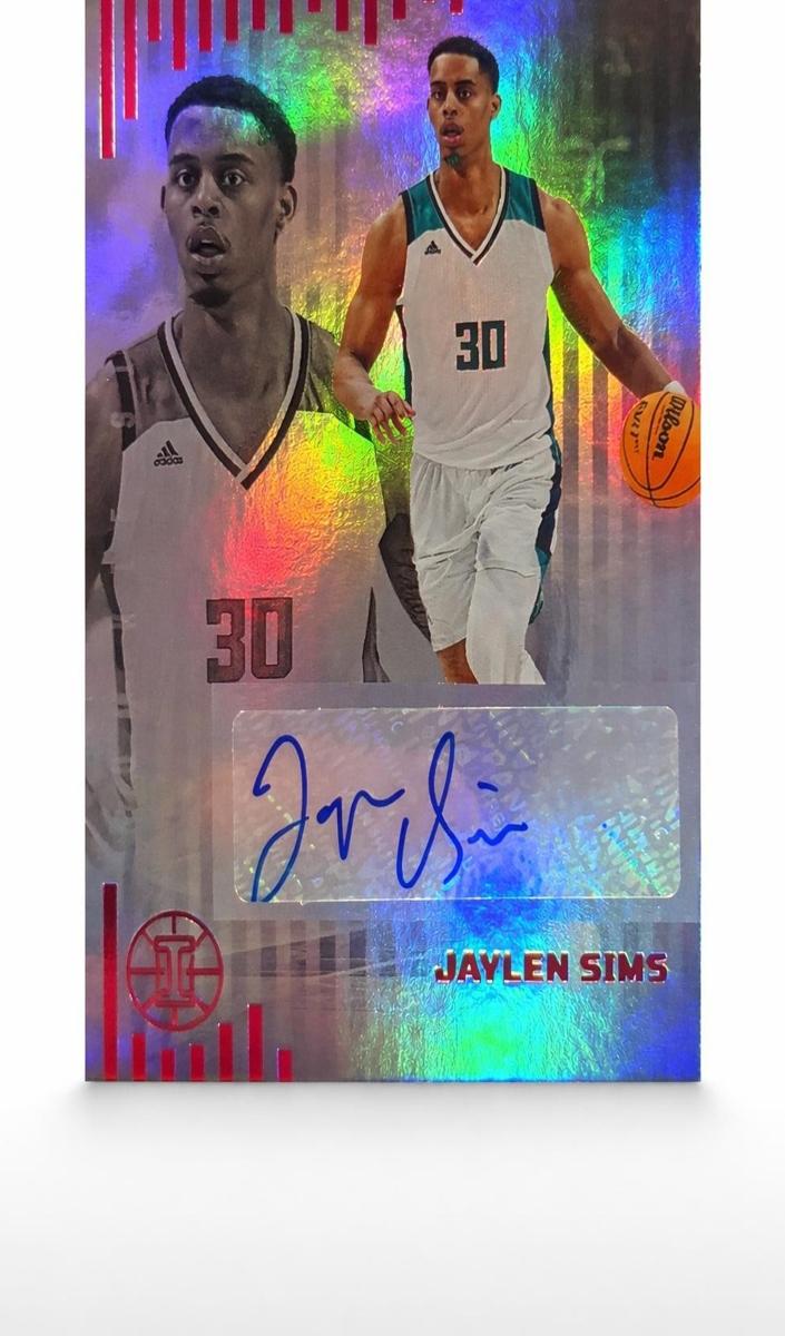 2022 Panini Chronicles Draft Picks Basketball Pink Jaylen Sims #RS-JSI