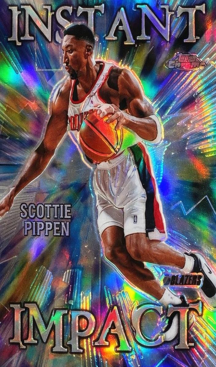 1999 Topps Basketball Refractor Scottie Pippen #I15 PSA 10