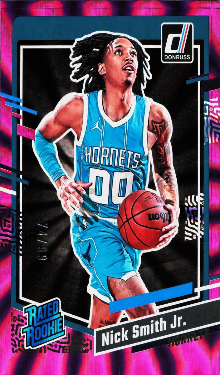 2023 Panini Donruss Basketball Holo Purple Laser Nick Smith Jr. #248