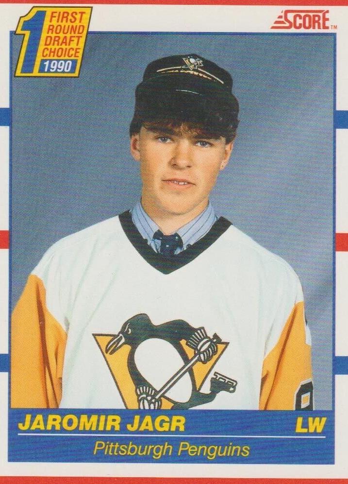 1990 Score Hockey Jaromir Jagr #428 RAW Ungraded