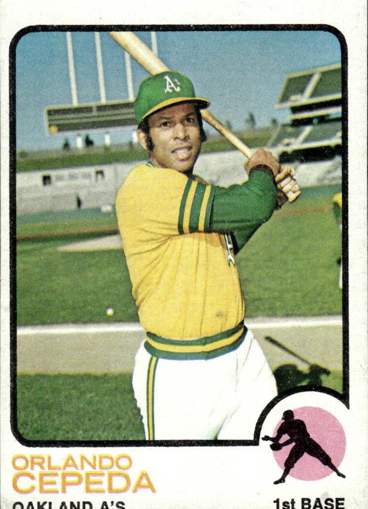 1973 Topps Baseball Orlando Cepeda #545 PSA 7.5