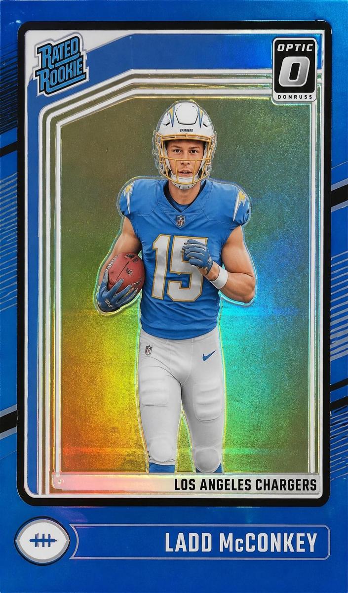 2024 Donruss Optic Football Aqua Ladd McConkey #266