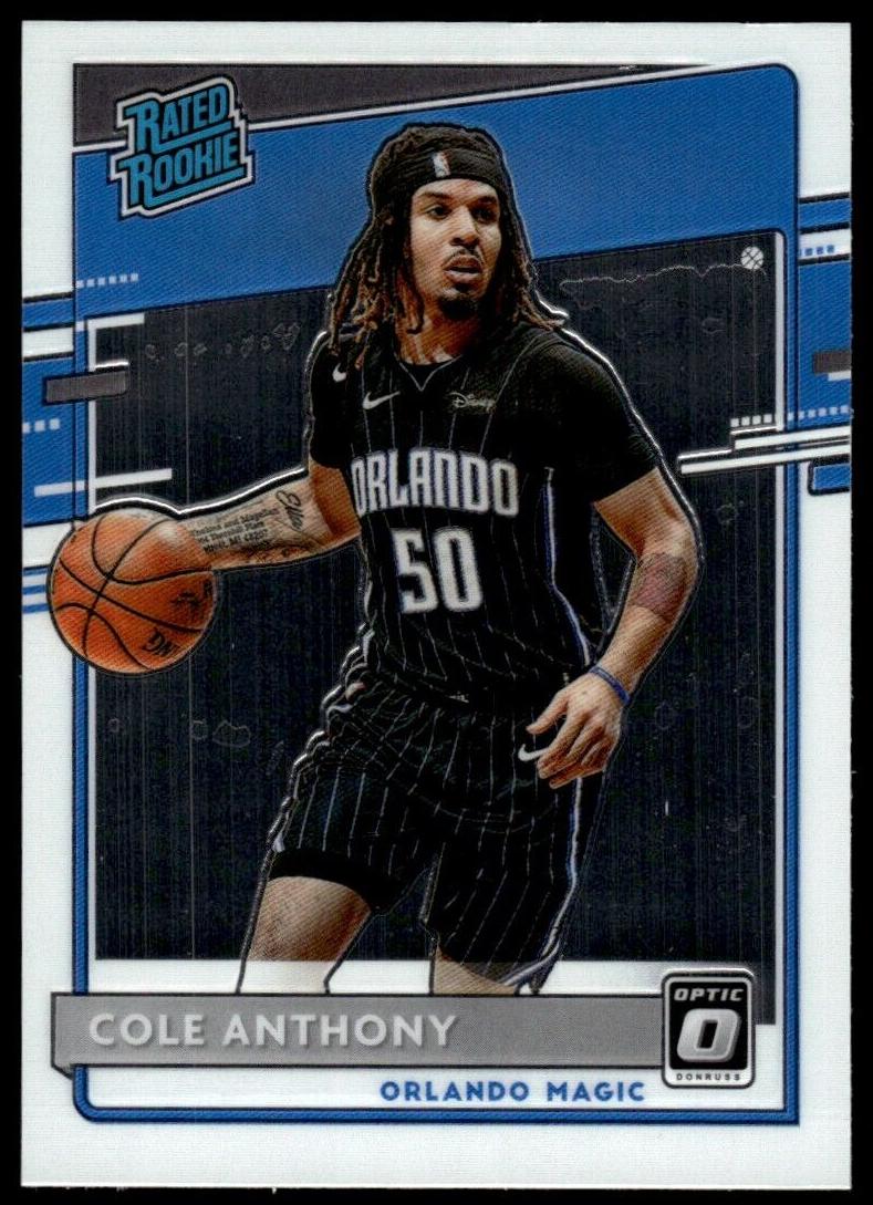 2020 Donruss Optic Basketball Cole Anthony #165 PSA 9