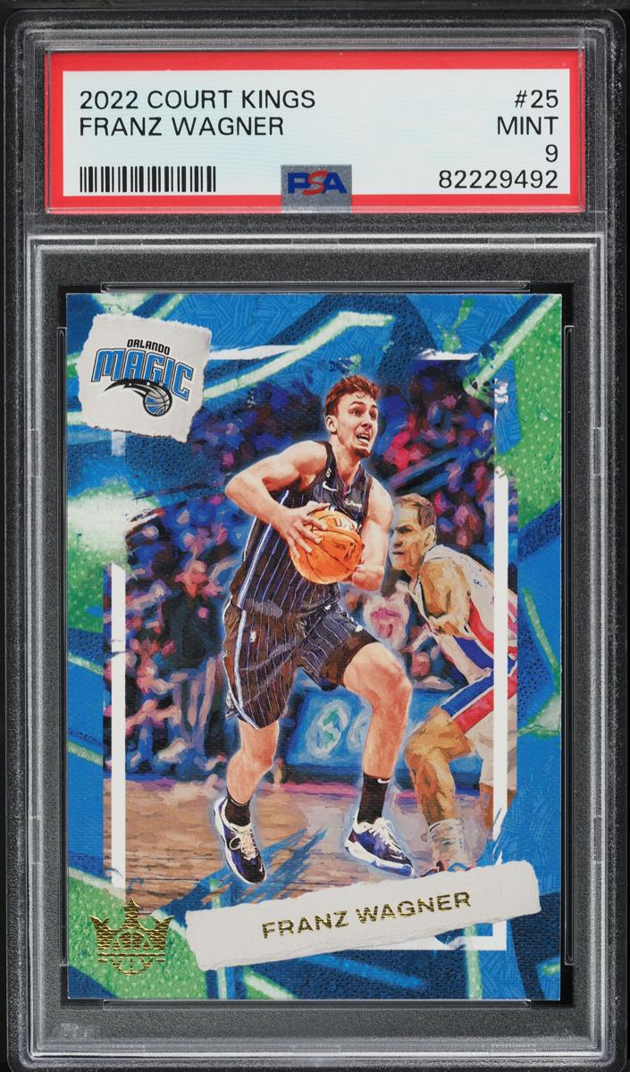 2022 Panini Court Kings Basketball Franz Wagner #25 PSA 9