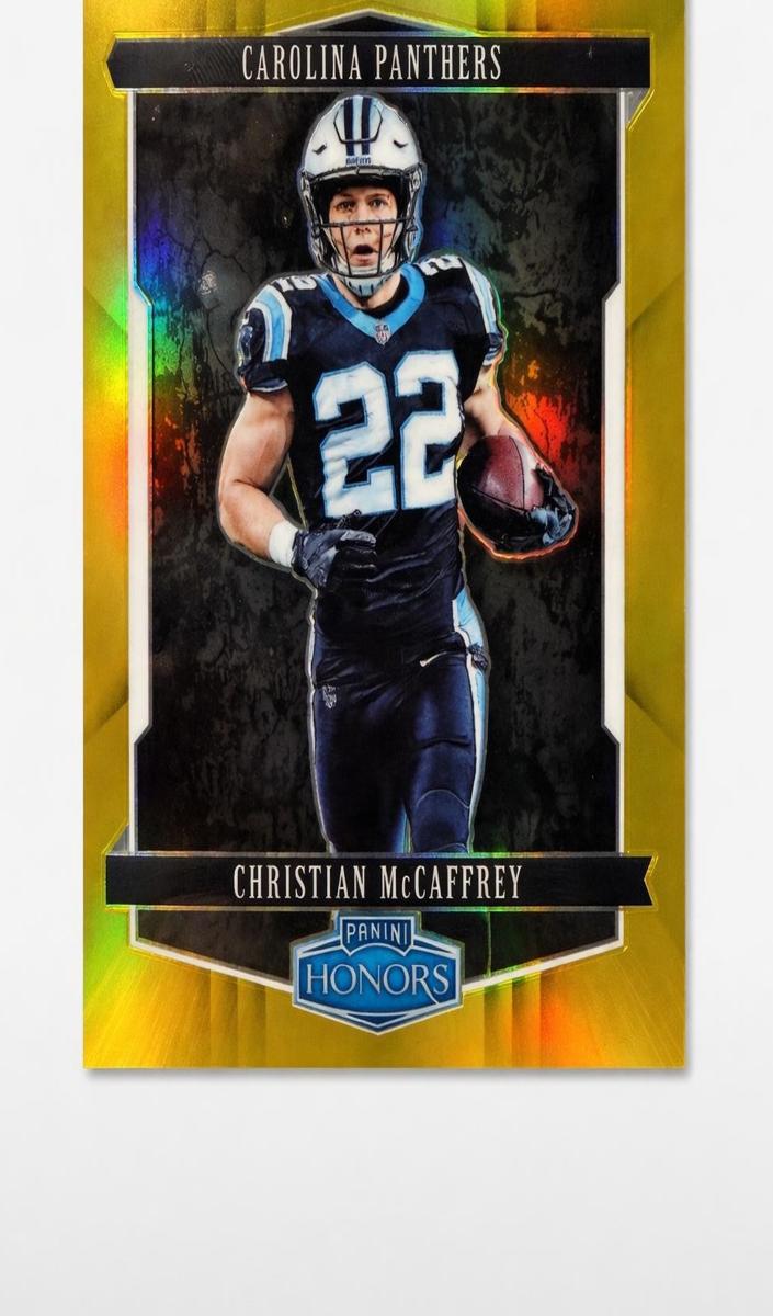 2018 Panini Honors Football Gold Christian McCaffrey #26