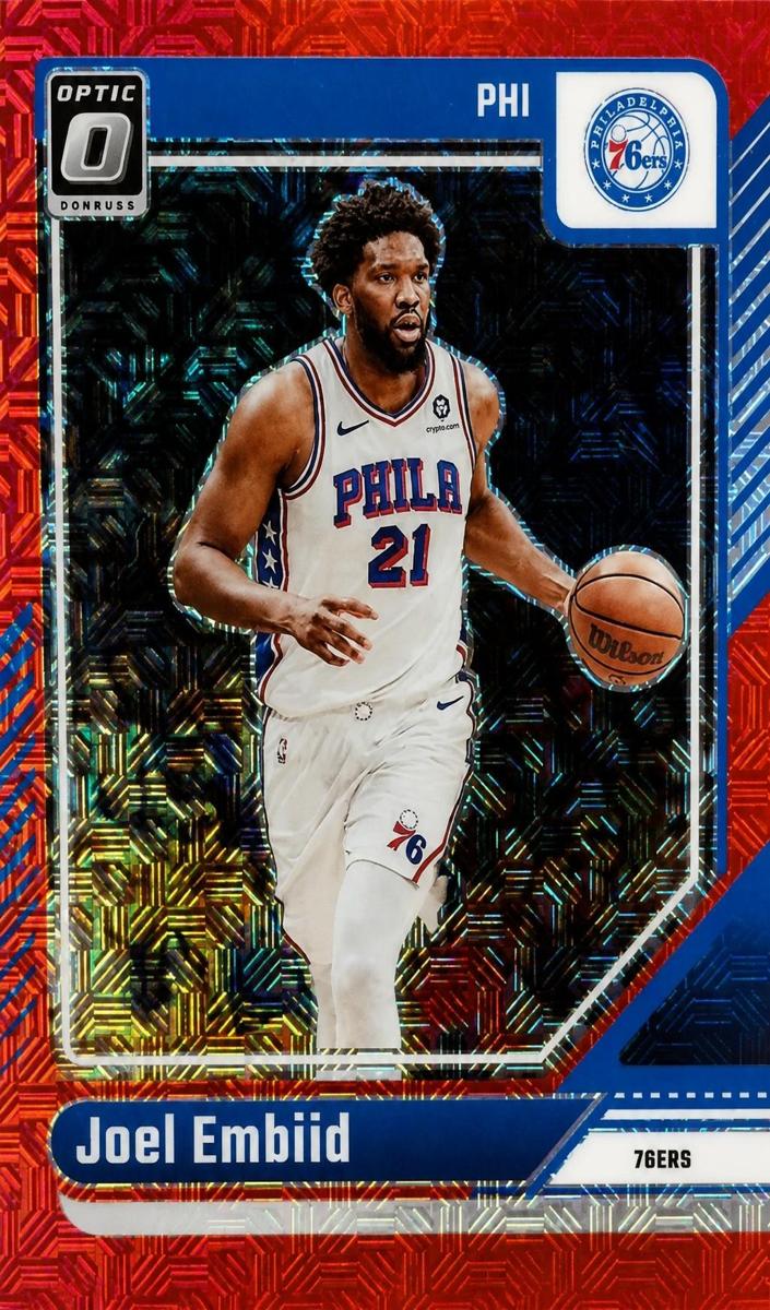 2024 Donruss Optic Basketball Choice Red Joel Embiid #19