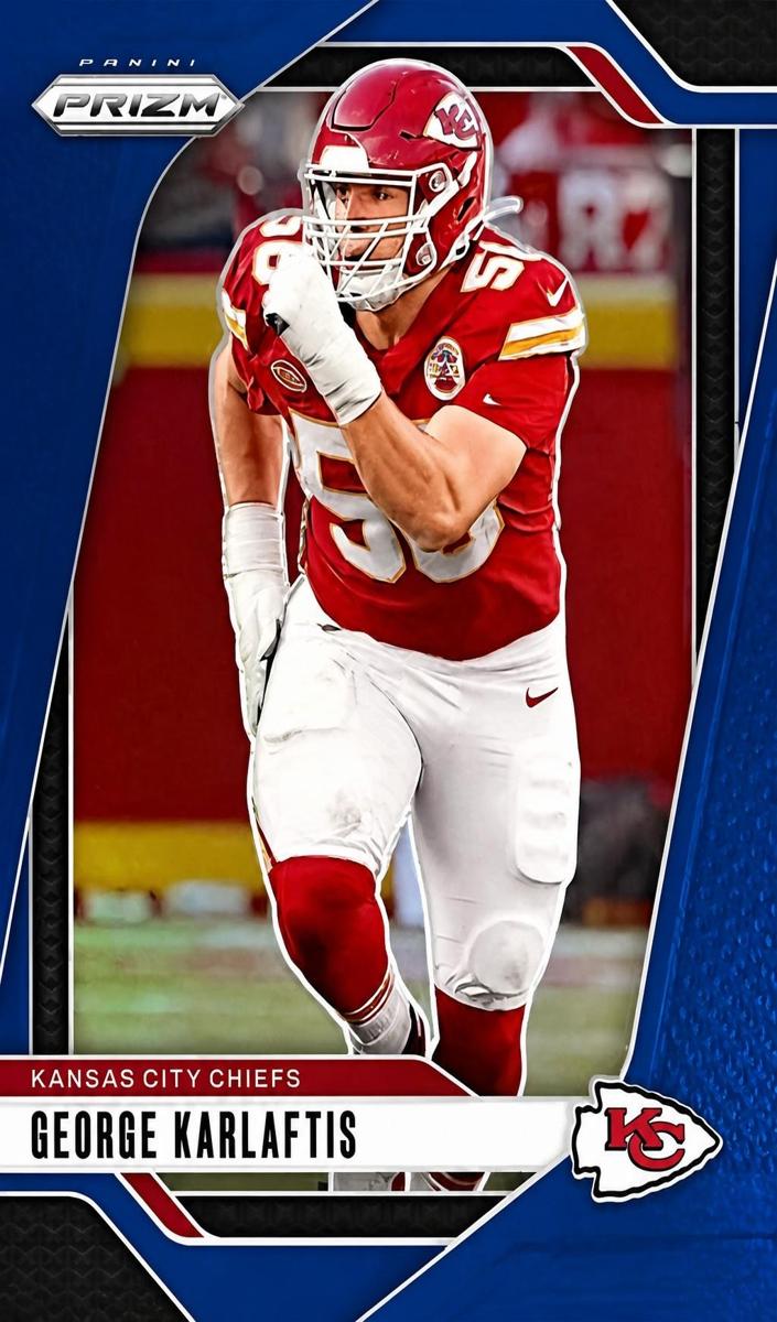 2024 Panini Prizm Football Blue George Karlaftis #142