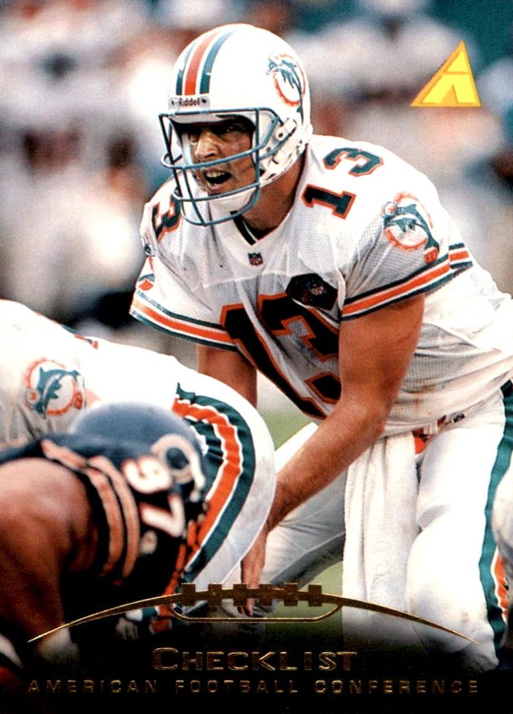 1995 Pinnacle Football AFC Checklist #244