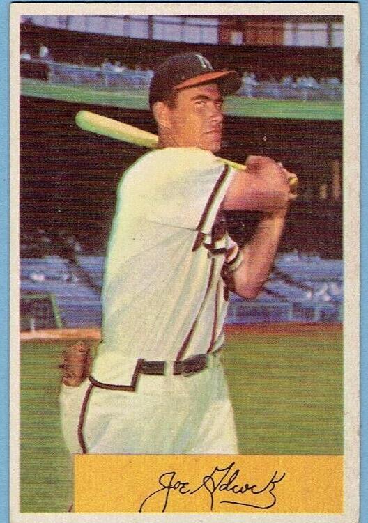 1954 Bowman Baseball Joe Adcock #96