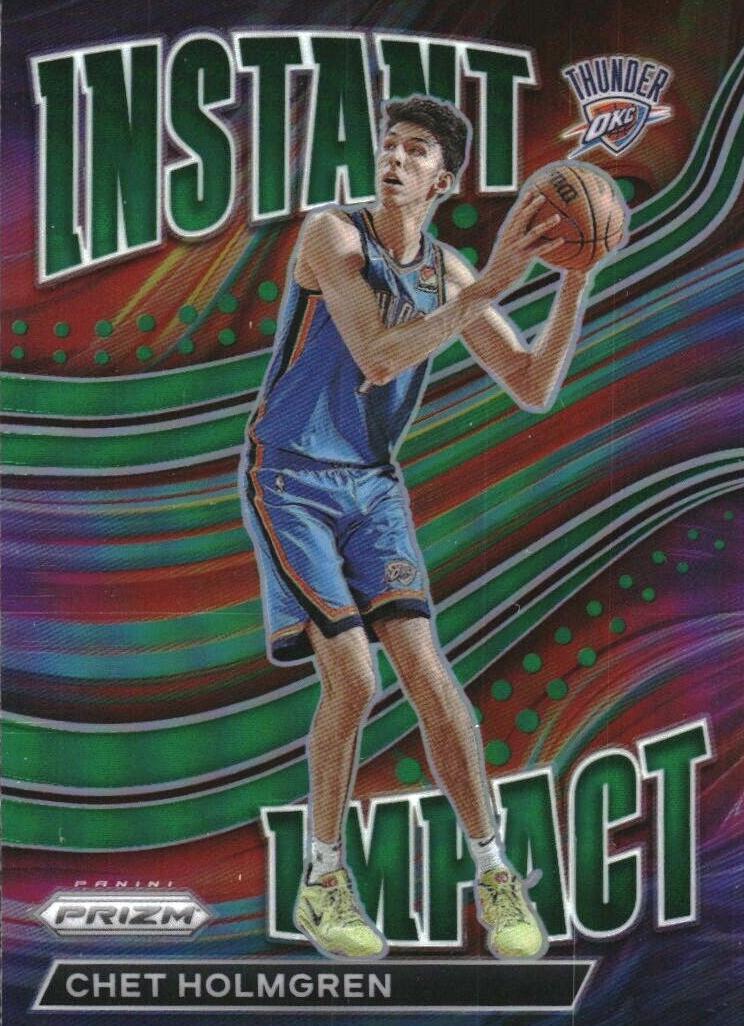 2022 Panini Prizm Basketball Green Chet Holmgren #2 PSA 9