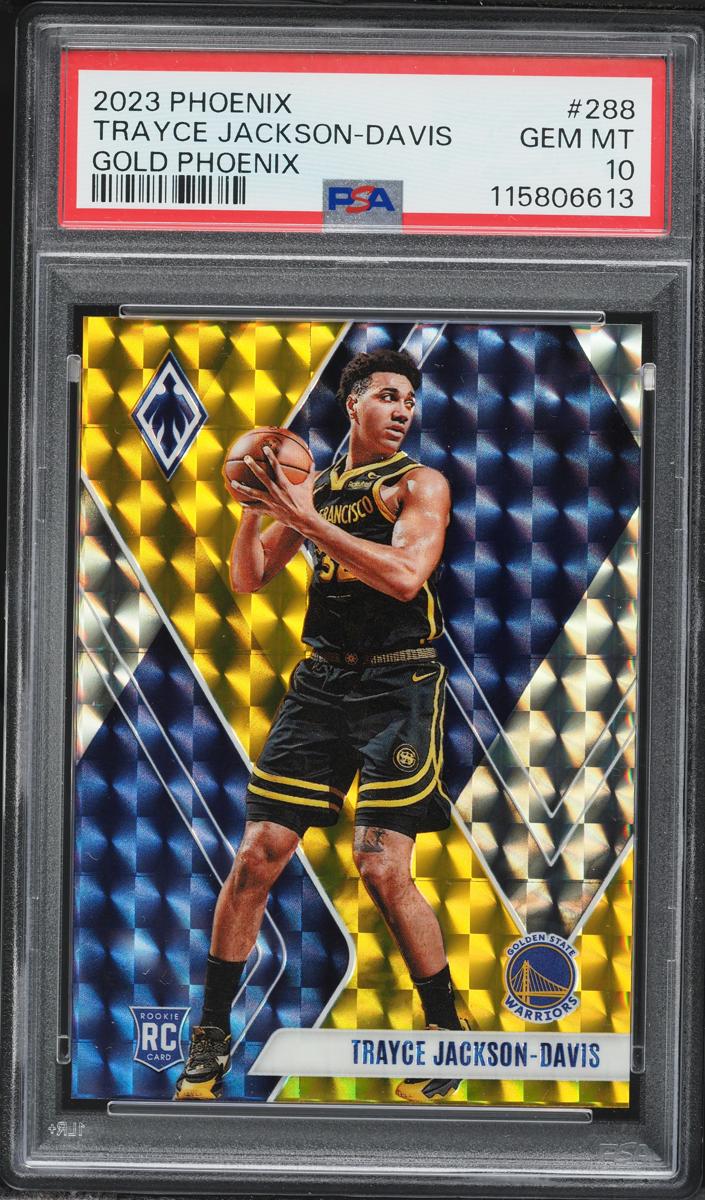 2023 Panini Phoenix Basketball Phoenix Gold Trayce Jackson-Davis #288 PSA 10