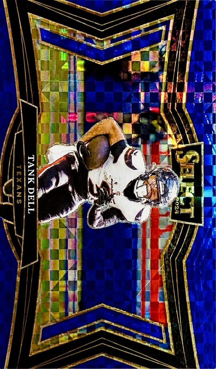 2024 Panini Select Football Blue Tank Dell #494