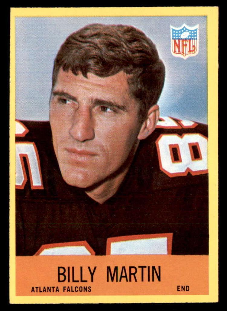 1967 Philadelphia Football Billy Martin #6 PSA 7.5