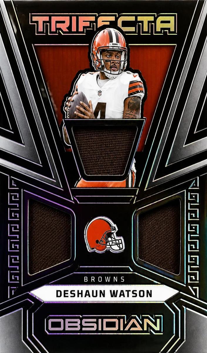 2023 Panini Obsidian Football Deshaun Watson #TRI-DWA