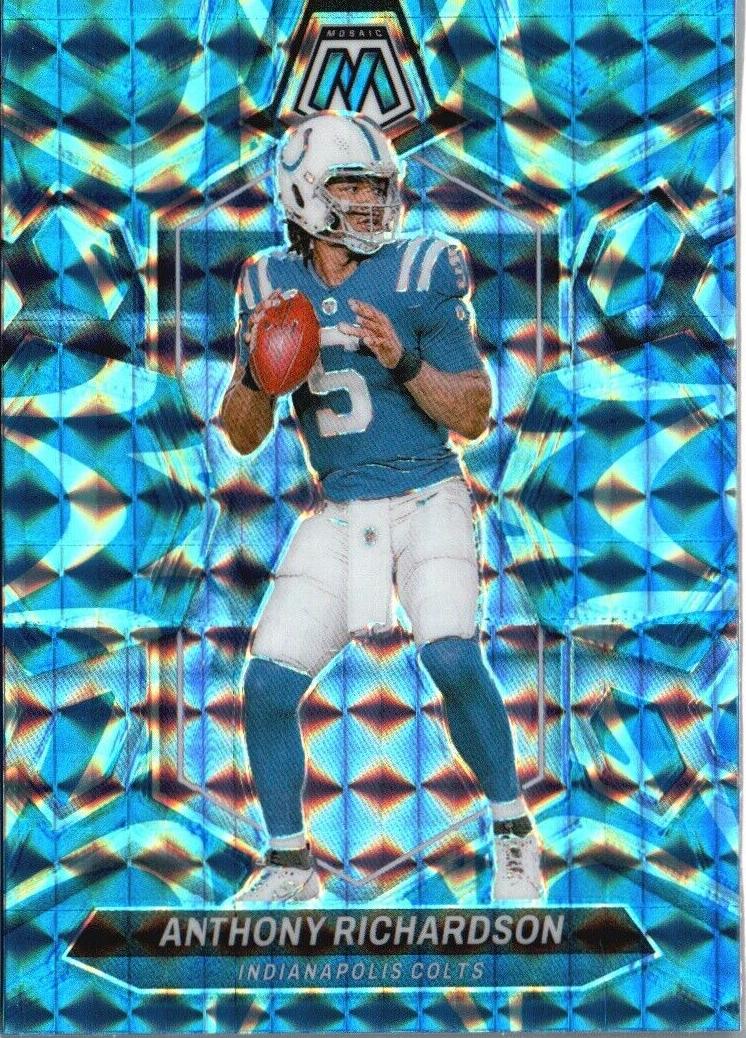 2024 Panini Mosaic Football Reactive Blue Anthony Richardson #92