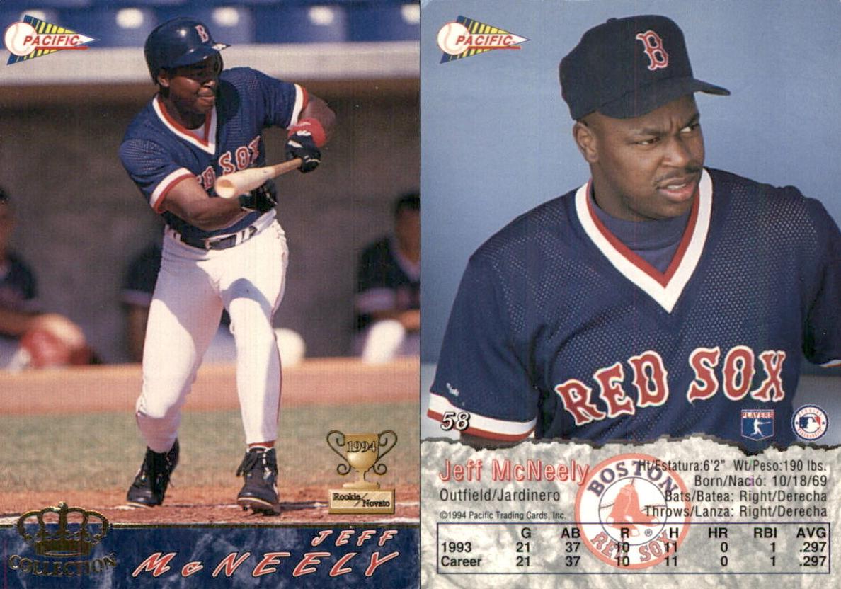1994 Pacific Baseball Jeff McNeely #58