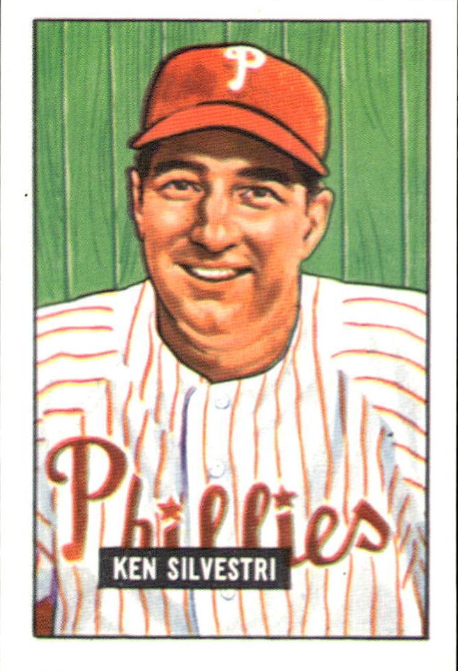 1951 Bowman Baseball Ken Silvestri #256