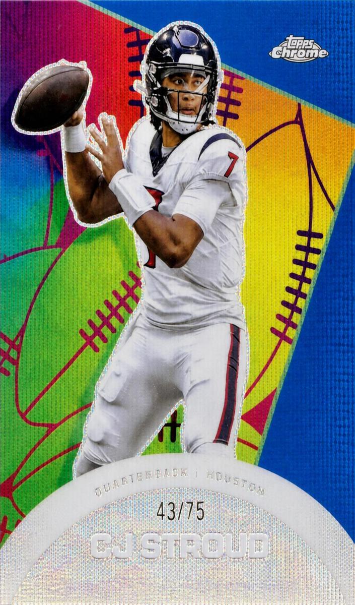 2023 Topps Composite Football Blue Wave Refractor C.J. Stroud #CAE-23