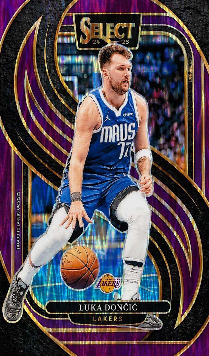 2024 Panini Select Basketball Purple Flash Luka Doncic #141